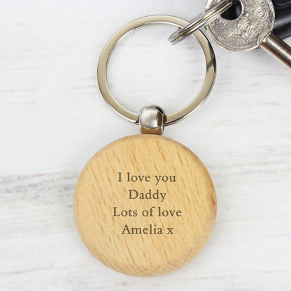 Personalised Wooden Keyring - image 7