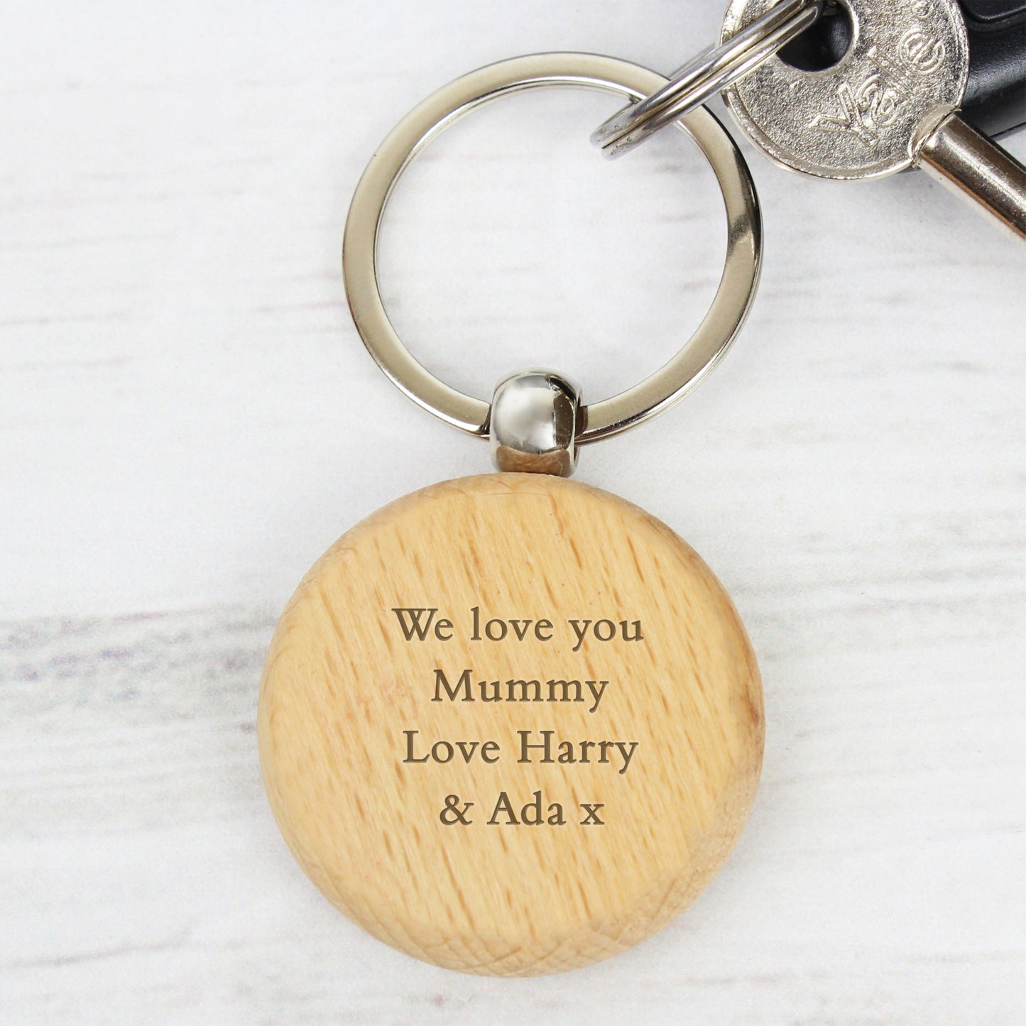 Personalised Wooden Keyring - image 8