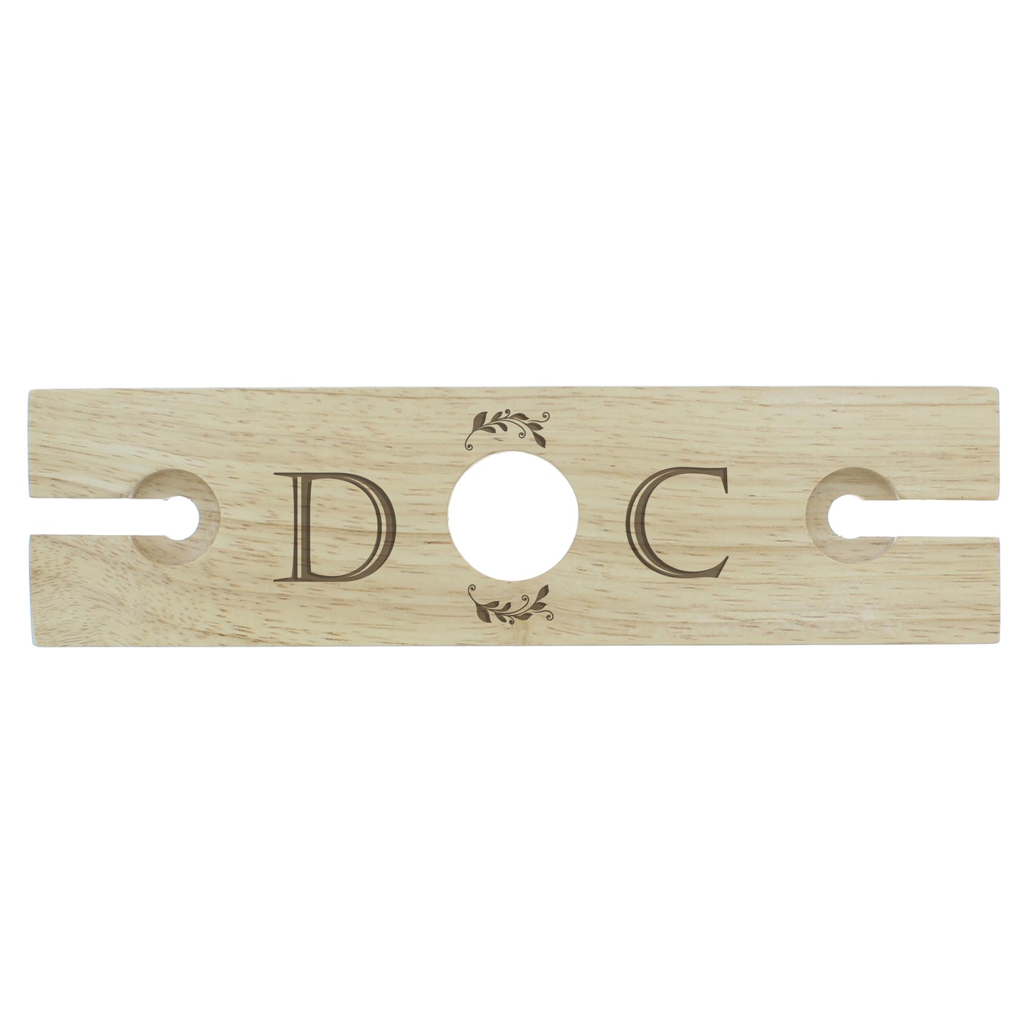 Personalised 'Initials' Wine Glass & Bottle Holder - image 2