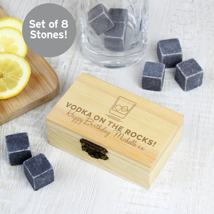 Personalised On The Rocks Cooling Stones - image 3