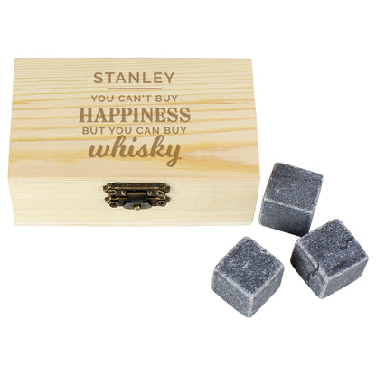 Personalised Happiness Whisky Stones - image 2