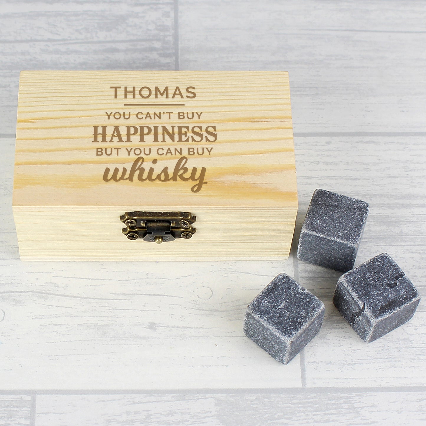 Personalised Happiness Whisky Stones - image 5
