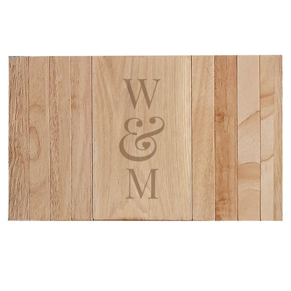 Personalised Initials Wooden Sofa Tray - image 2