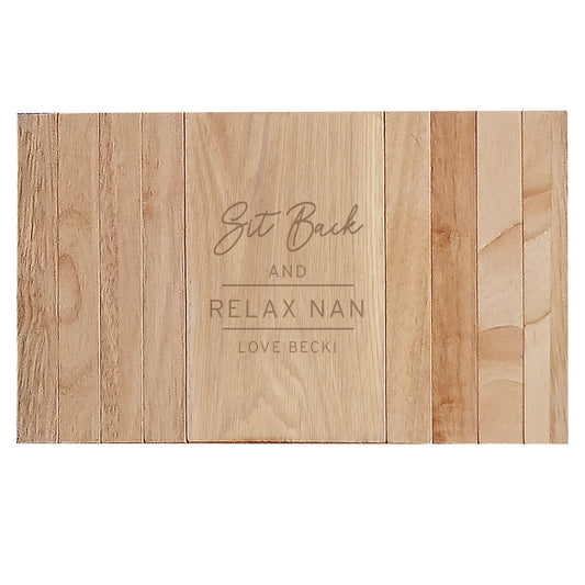 Personalised Classic Wooden Sofa Tray - image 2