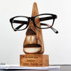 Personalised Wooden Nose-Shaped Glasses Holder