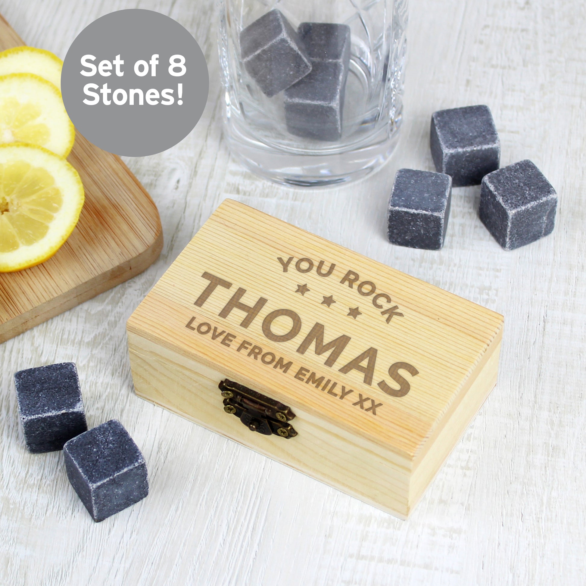 Personalised Stars Free Text Cooling Stones from Heartfelt Gifts