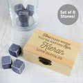 Personalised Time Flies When You're Having Rum Cooling Stones from Heartfelt Gifts