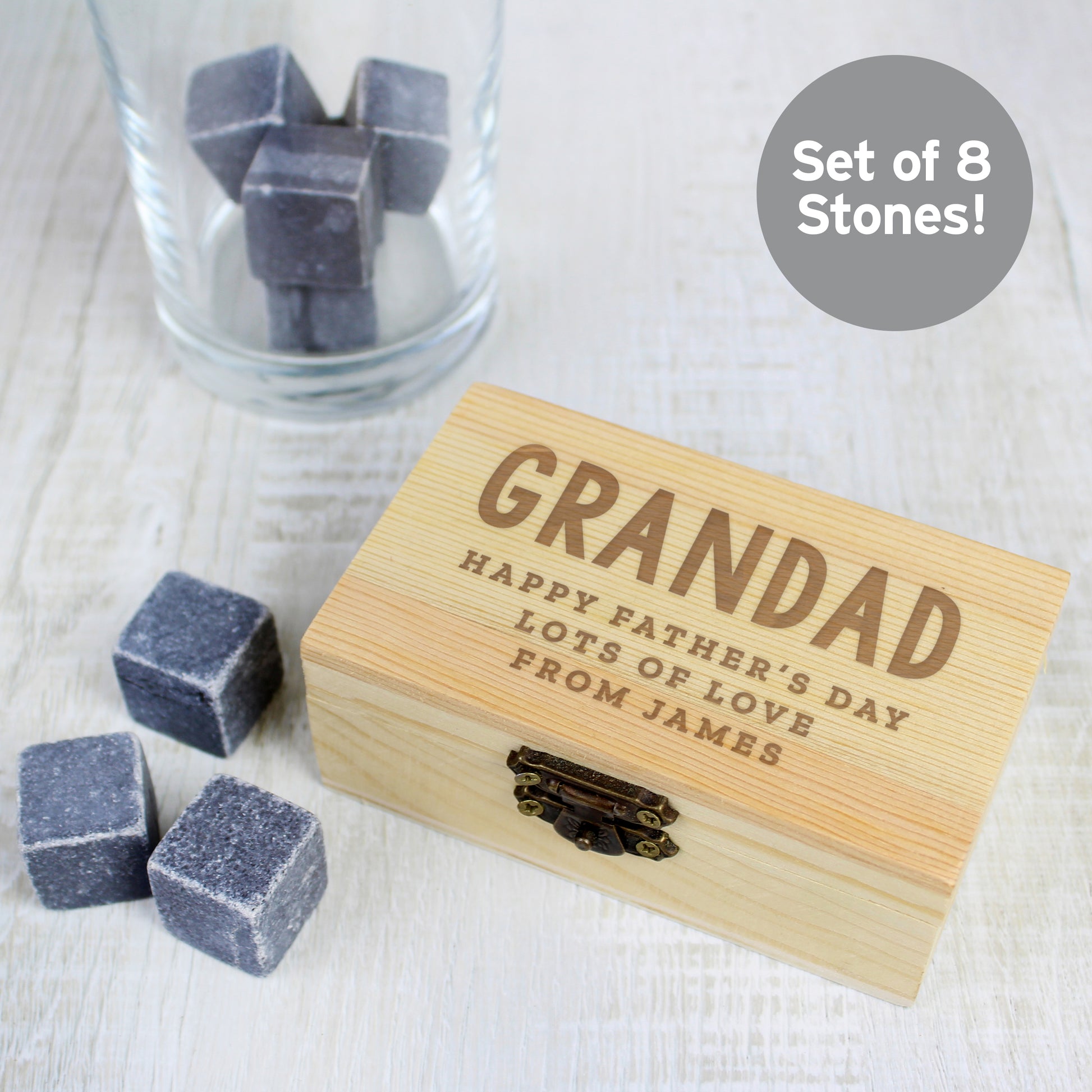 Personalised Free Text Cooling Stones from Heartfelt Gifts