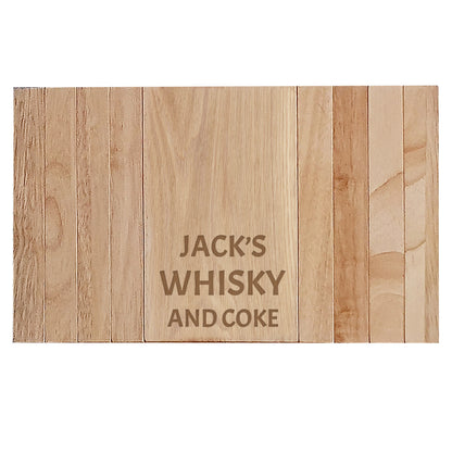 Personalised Large Free Text Wooden Sofa Tray - image 2
