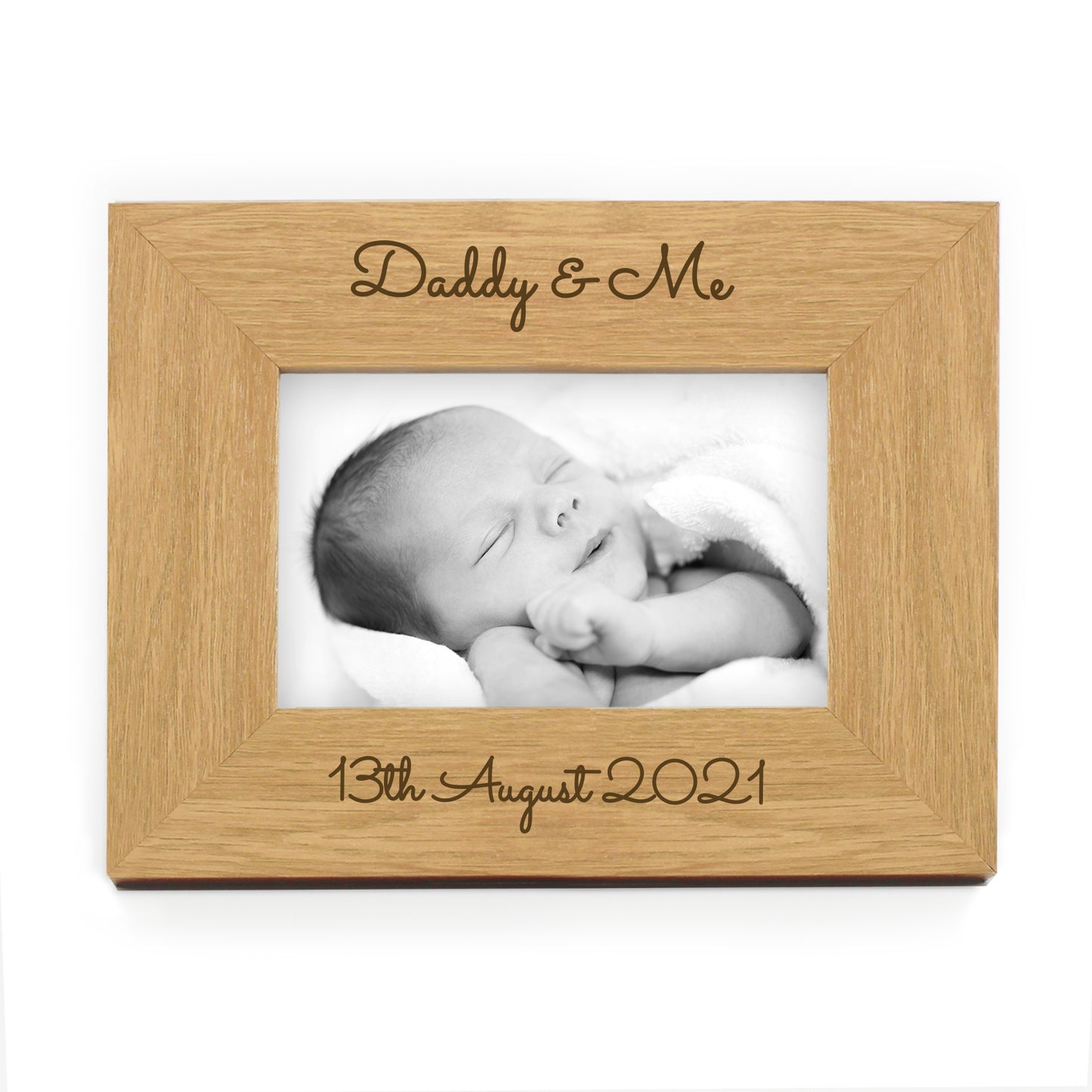 Personalised Free Text 6x4 Wooden Photo Frame - image 2
