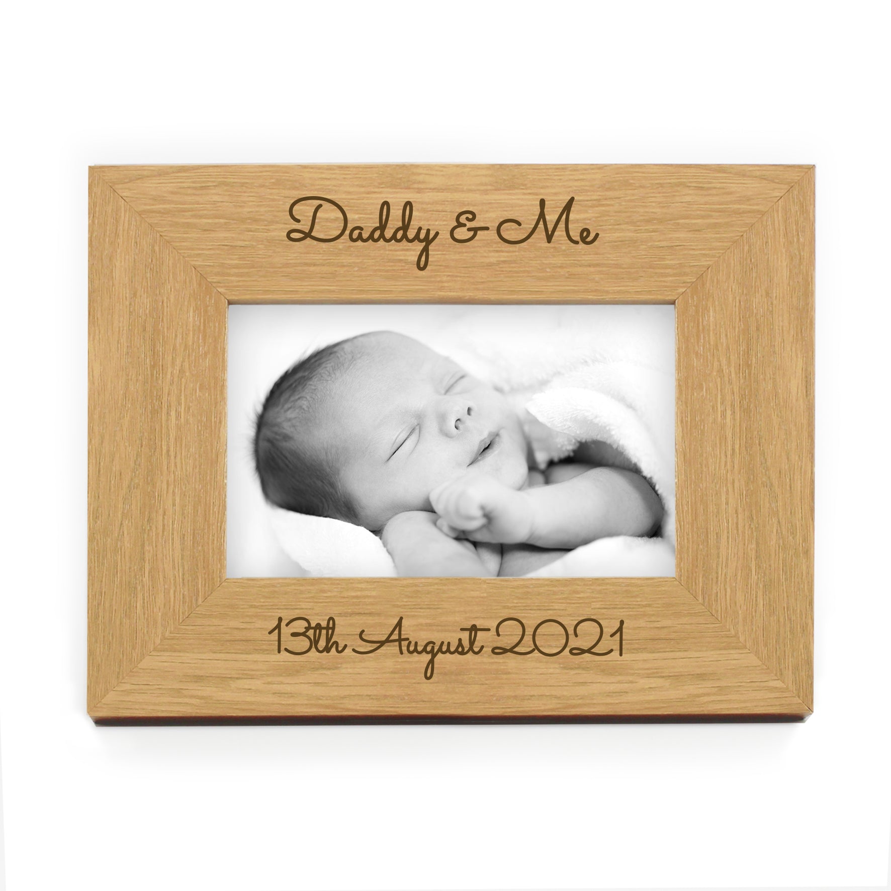 Personalised Free Text 6x4 Wooden Photo Frame - image 2
