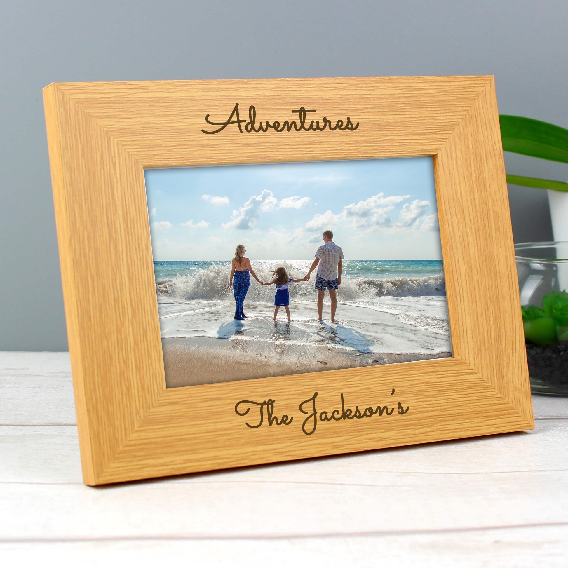 Personalised Free Text 6x4 Wooden Photo Frame - image 5