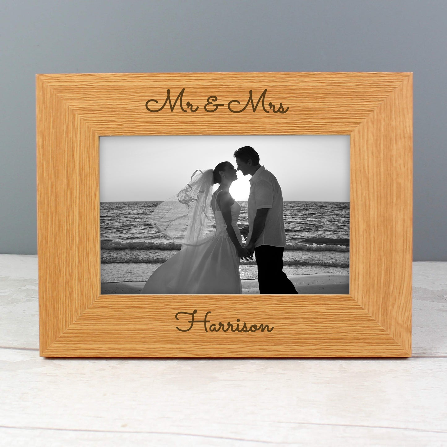 Personalised Free Text 6x4 Wooden Photo Frame - image 7