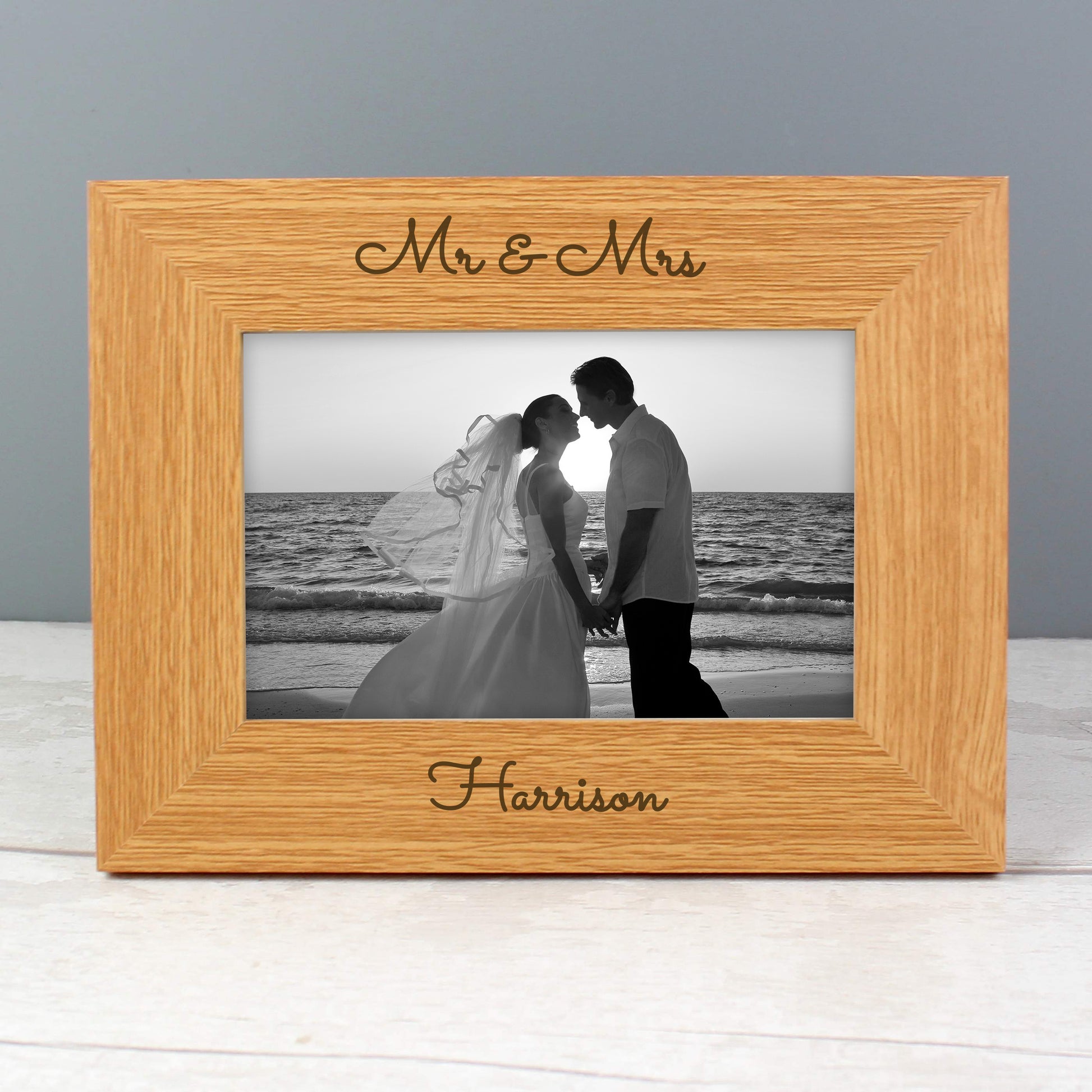 Personalised Free Text 6x4 Wooden Photo Frame - image 7