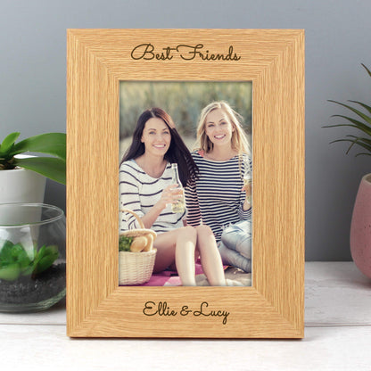 Personalised Free Text 6x4 Portrait Wooden Photo Frame - image 4