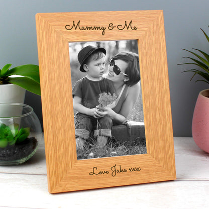 Personalised Free Text 6x4 Portrait Wooden Photo Frame - image 5