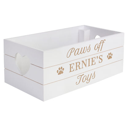 Personalised Pets White Wooden Crate - image 5