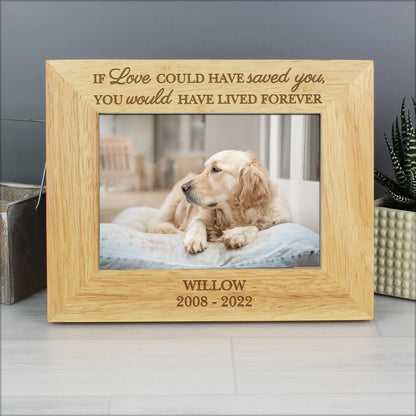 Personalised Pet Memorial 6x4 Photo Frame from Heartfelt Gifts