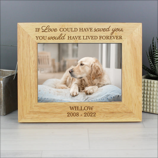 Personalised Pet Memorial 6x4 Photo Frame from Heartfelt Gifts