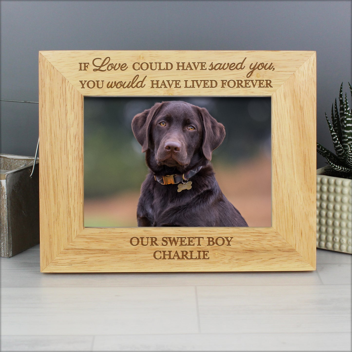 Personalised Pet Memorial 6x4 Photo Frame - image 2