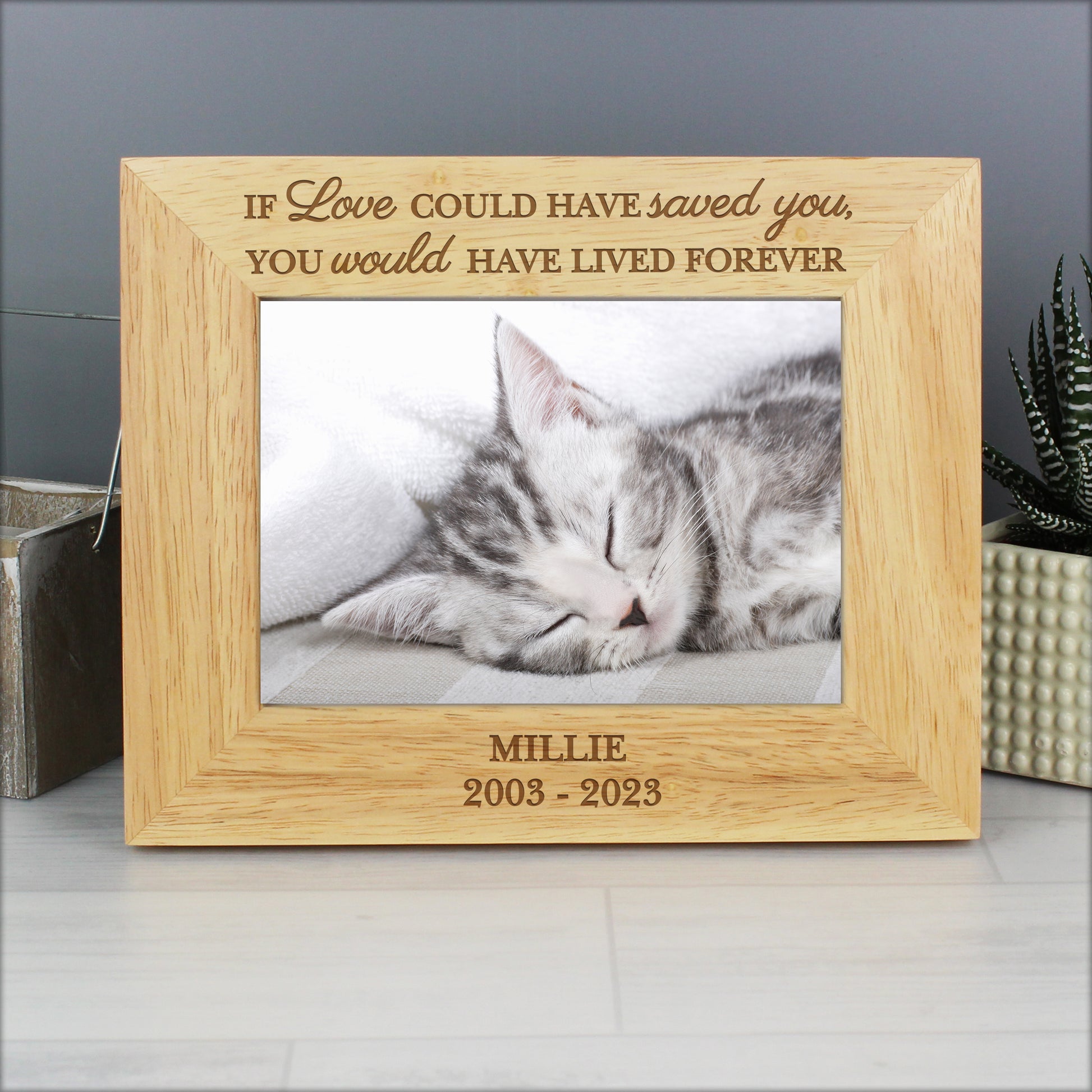 Personalised Pet Memorial 6x4 Photo Frame - image 3
