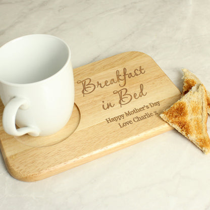 Personalised Free Text Wooden Coaster Tray - image 8