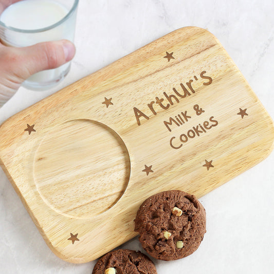 Personalised Stars Wooden Coaster Tray from Heartfelt Gifts