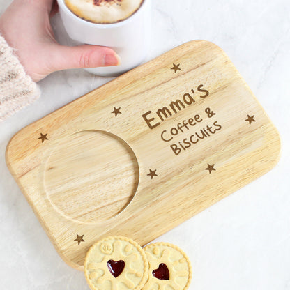 Personalised Stars Wooden Coaster Tray - image 10