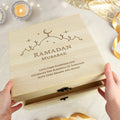 Personalised Eid and Ramadan Large Wooden Keepsake Box from Heartfelt Gifts