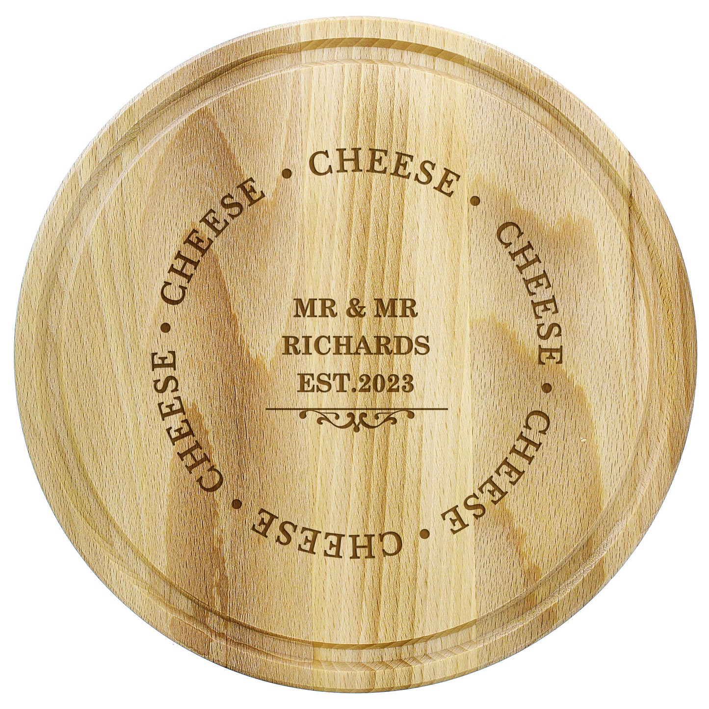 Personalised Cheese Round Chopping Board - image 5