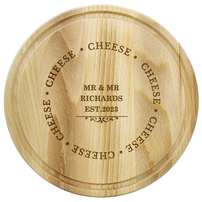 Personalised Cheese Round Chopping Board - image 5