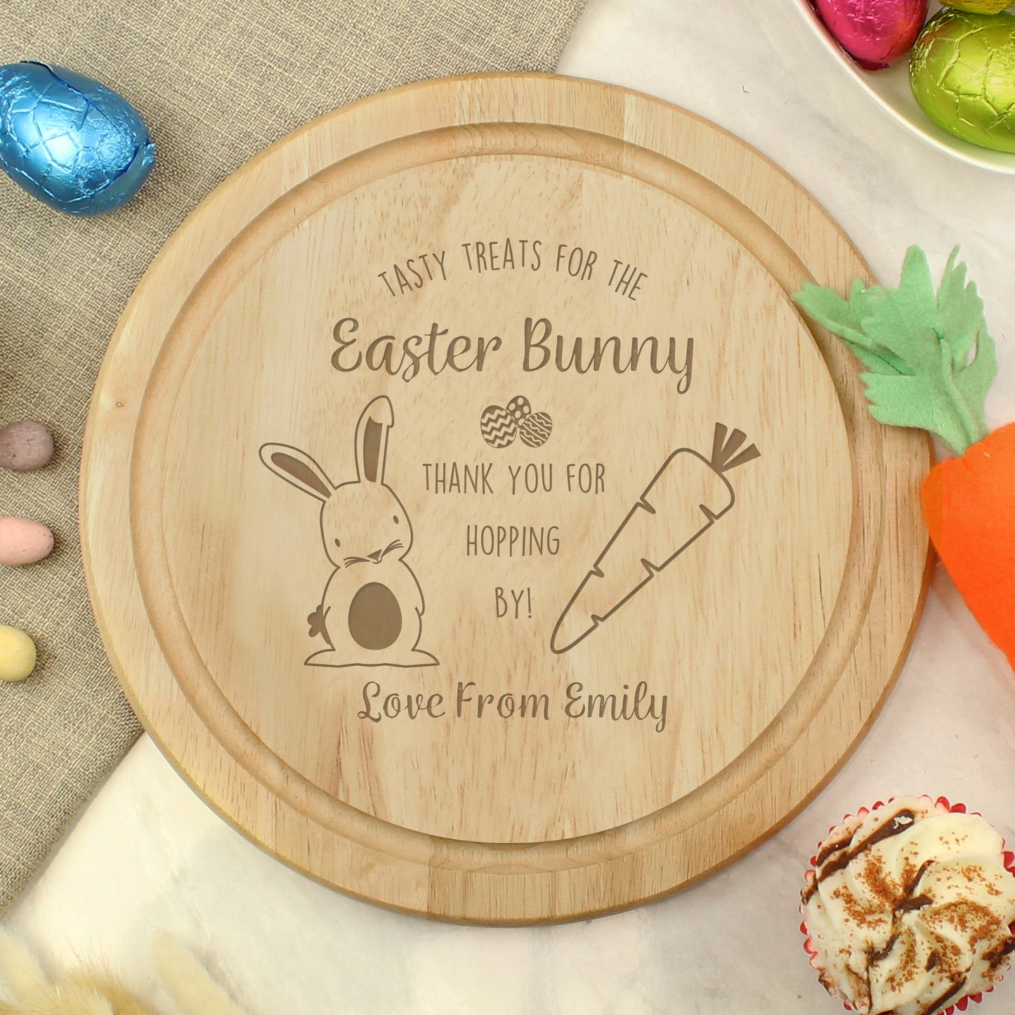 Personalised Easter Bunny Treat Board - image 4