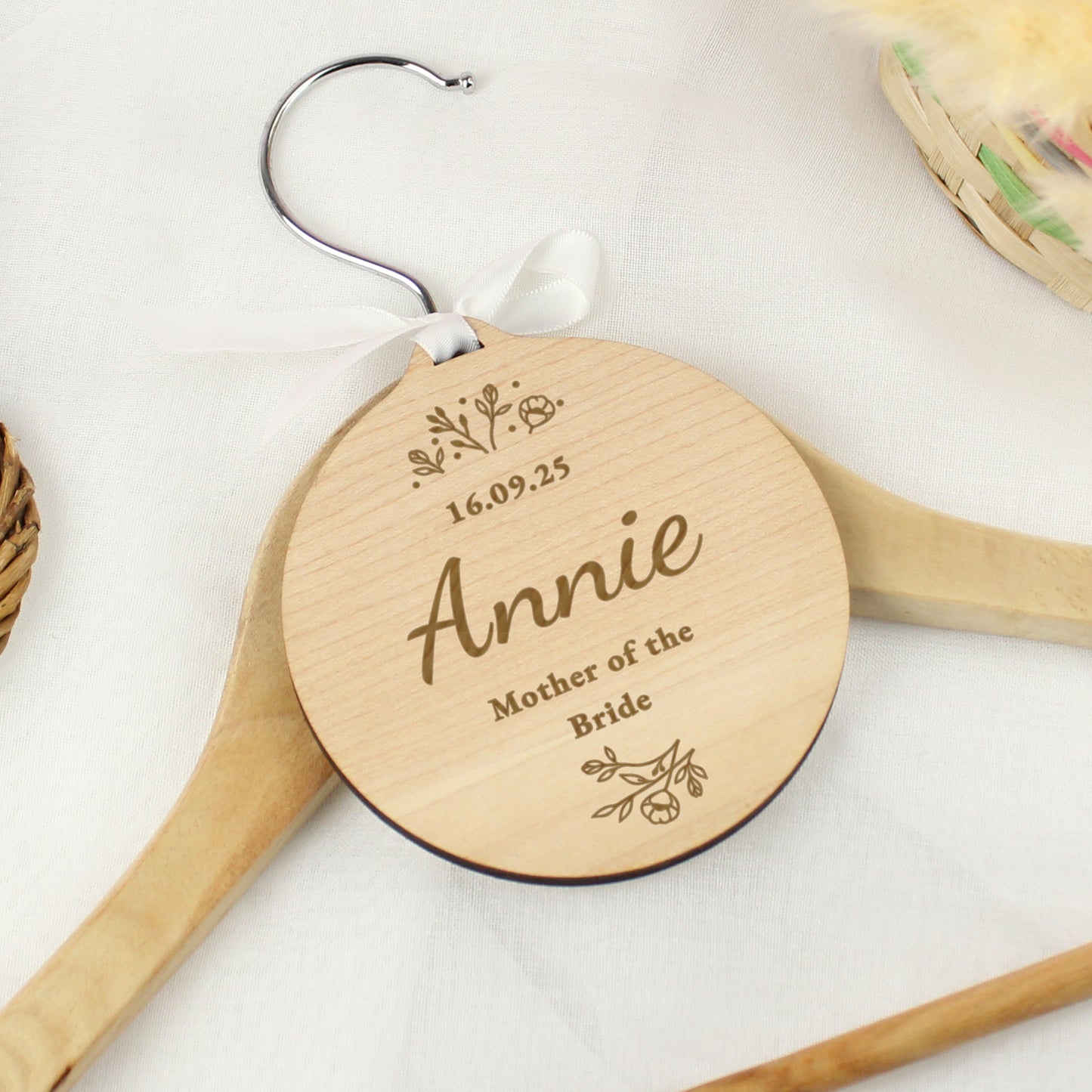 Personalised Wedding Party Wooden Tag - image 9