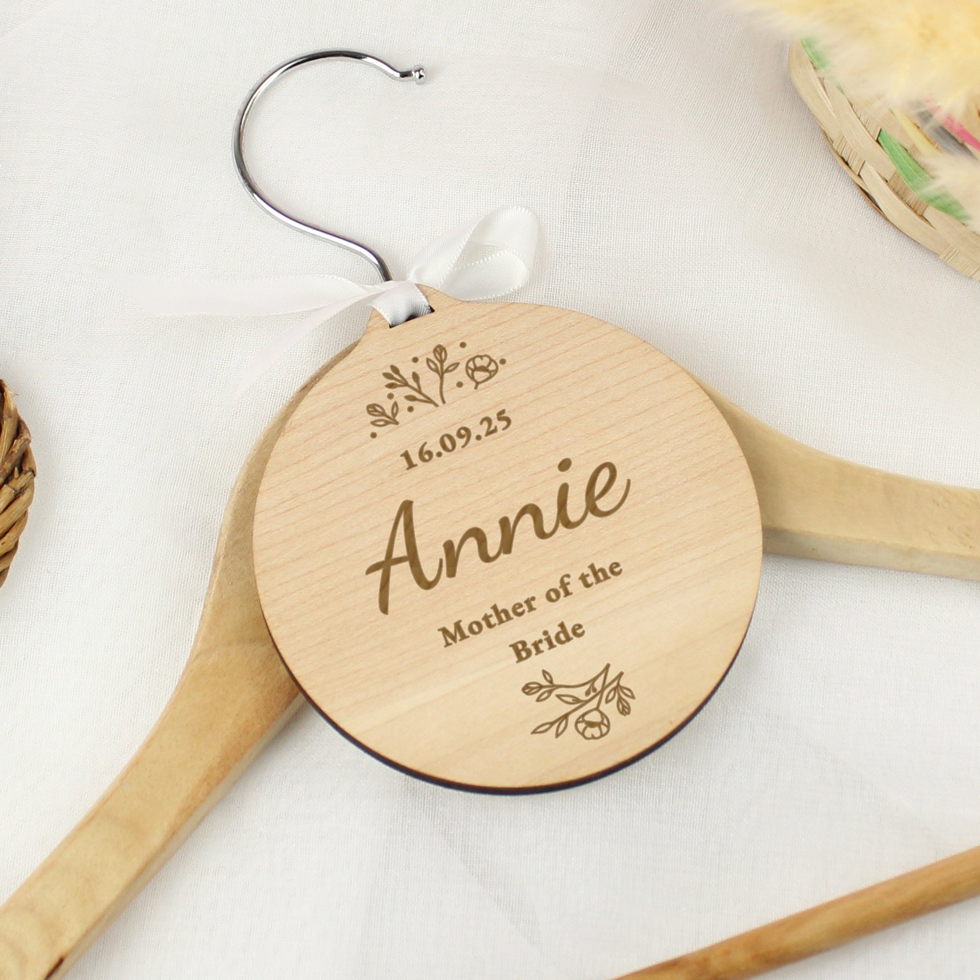 Personalised Wedding Party Wooden Tag - image 9