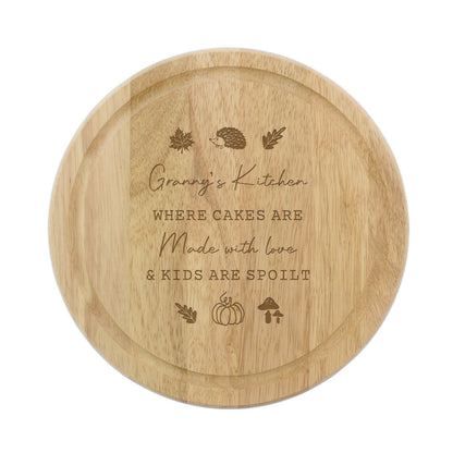 Personalised Autumn Wooden Chopping Board – Seasonal Kitchen Home Gift - image 4