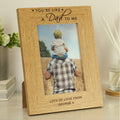 Personalised You're Like a Dad to Me 6x4 Oak Finish Photo Frame from Heartfelt Gifts