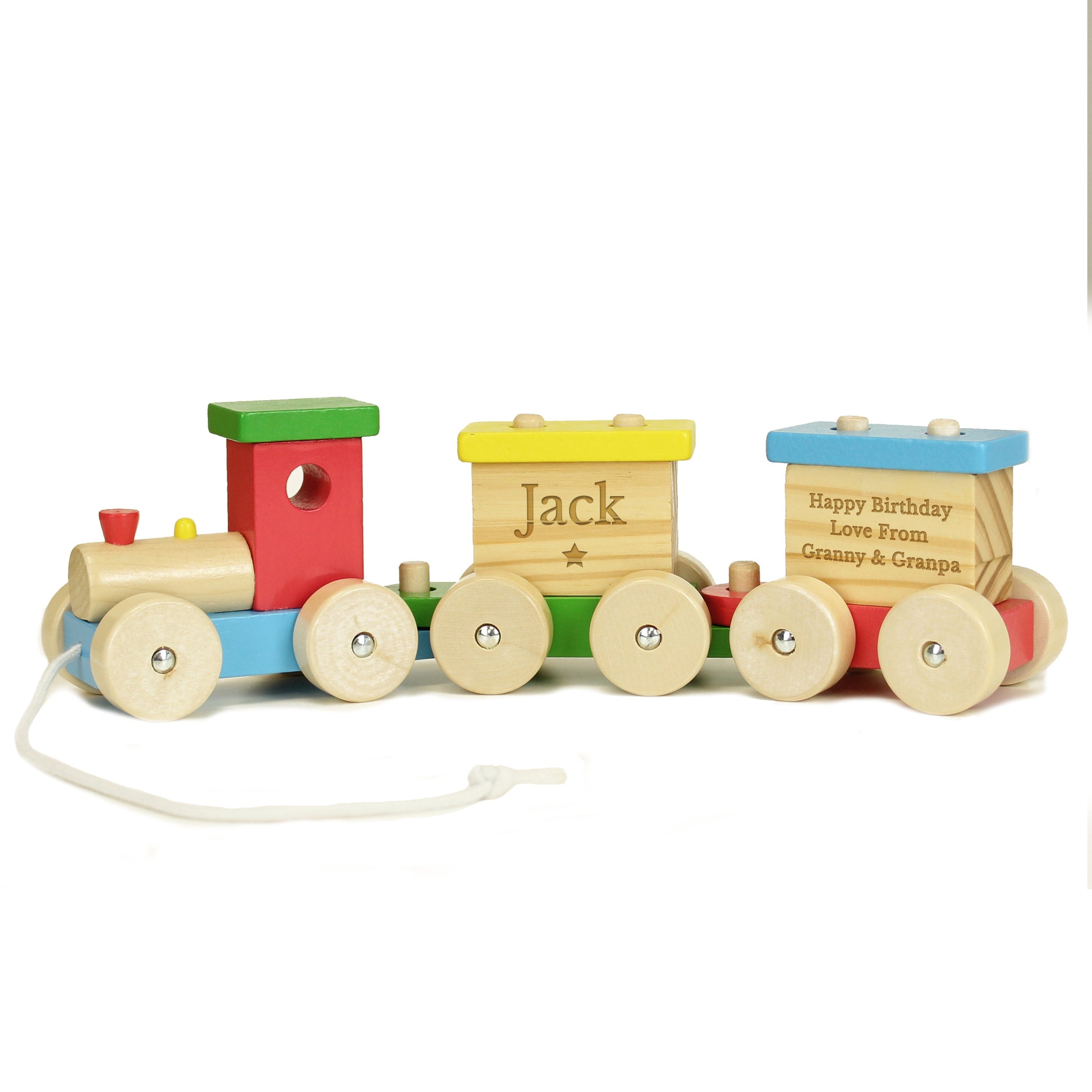 Personalised Wooden Toy Train - image 5