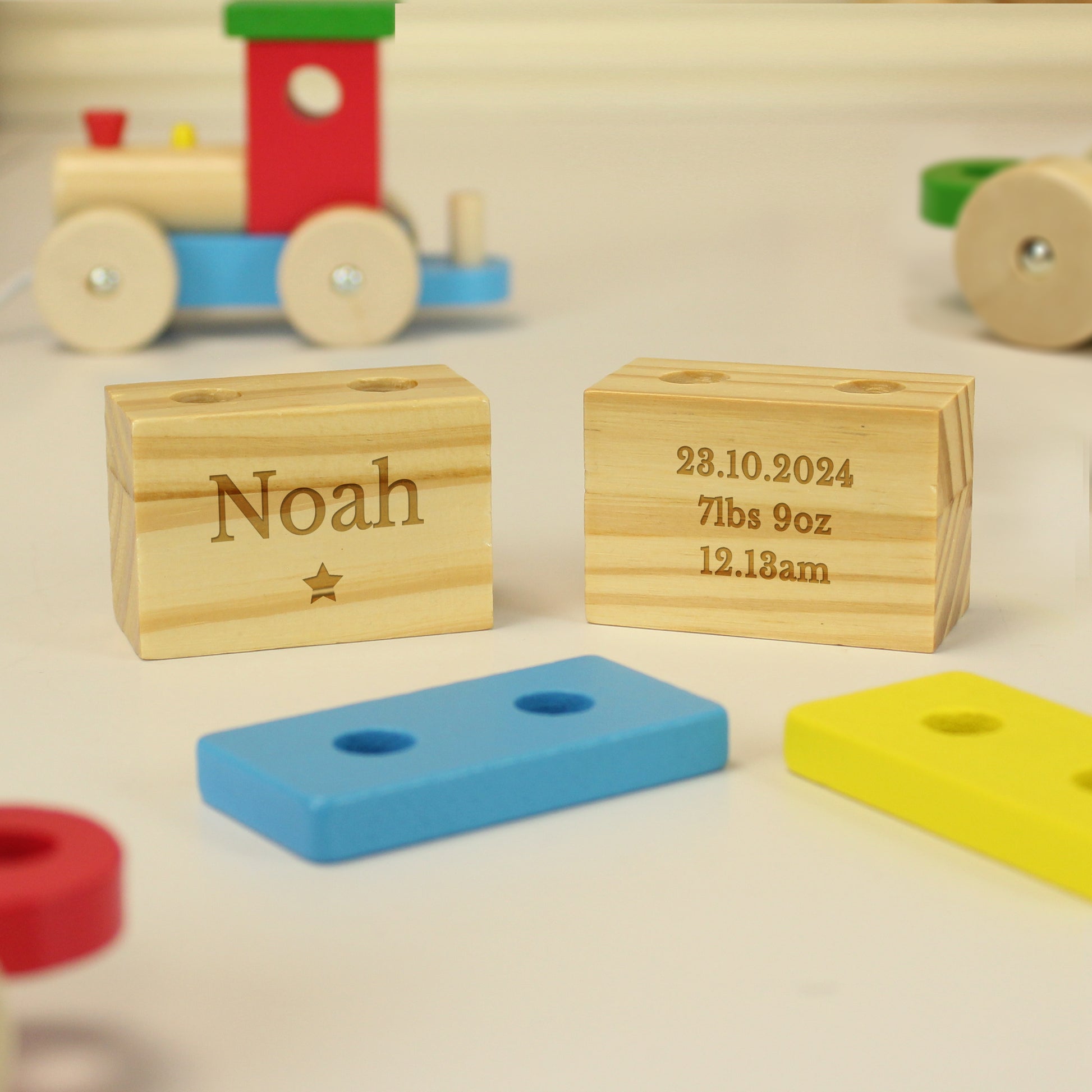 Personalised Wooden Toy Train - image 9