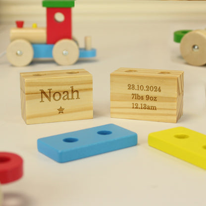Personalised Wooden Toy Train - image 9