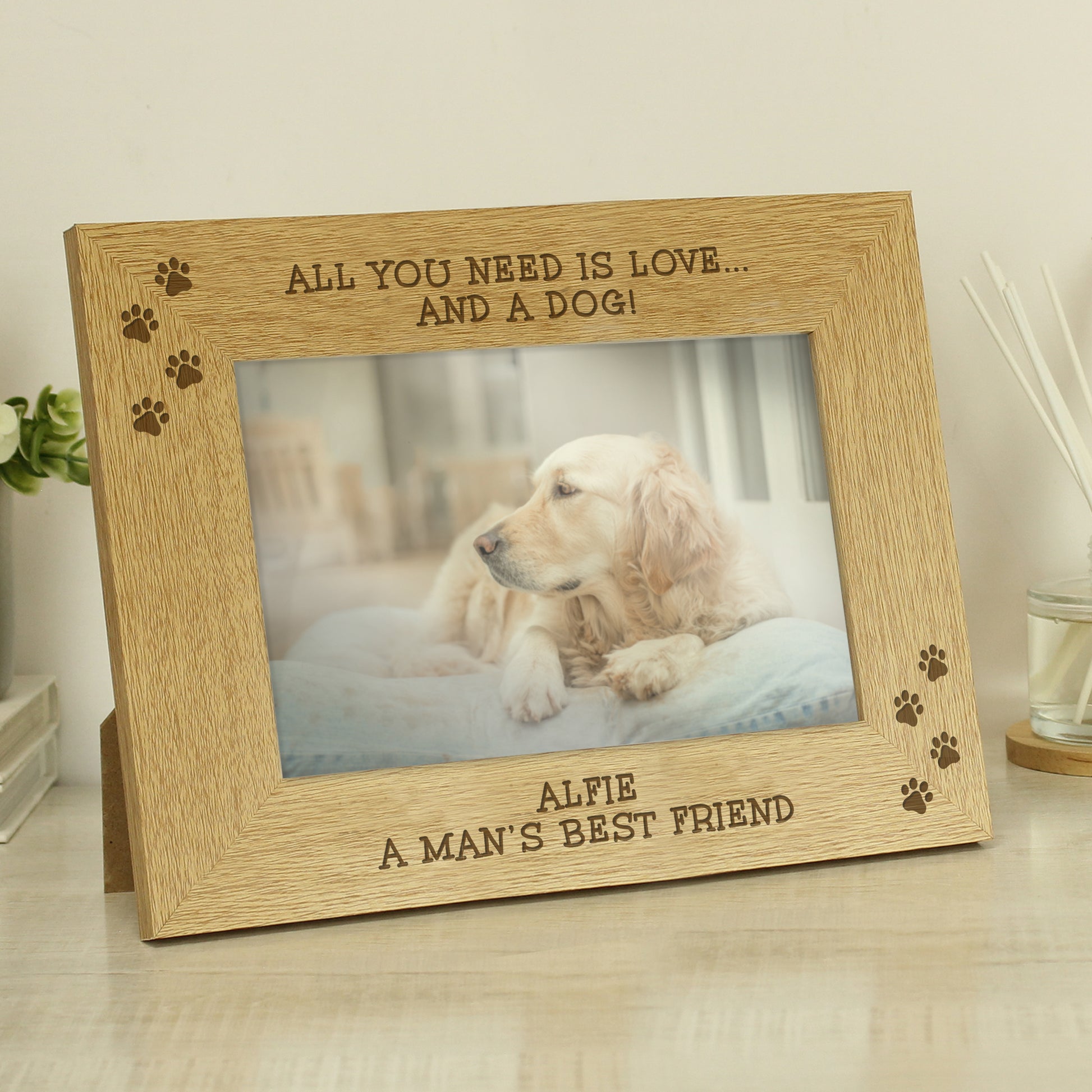 Personalised Pet 6x4 Photo Frame from Heartfelt Gifts