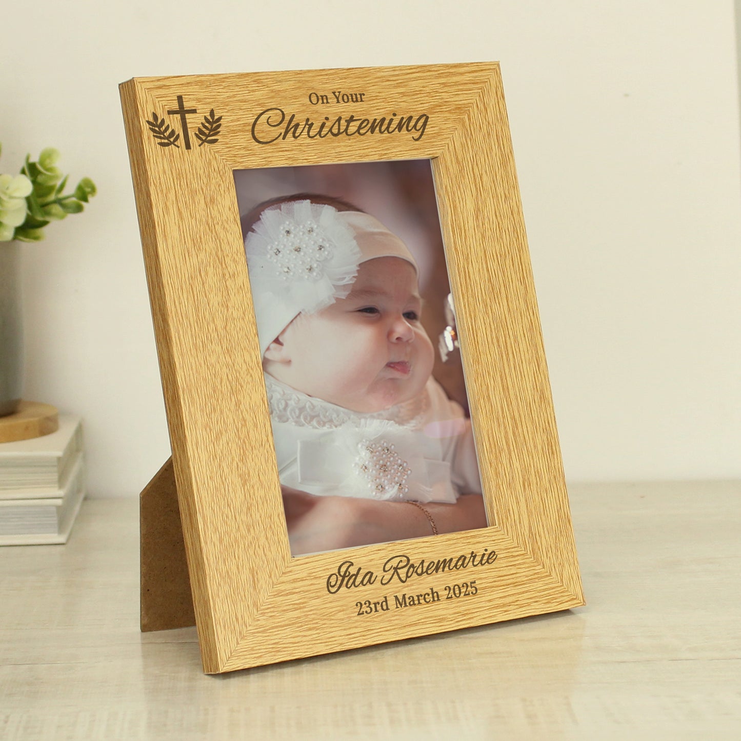 Personalised Christening 6x4 Photo Frame - image 2