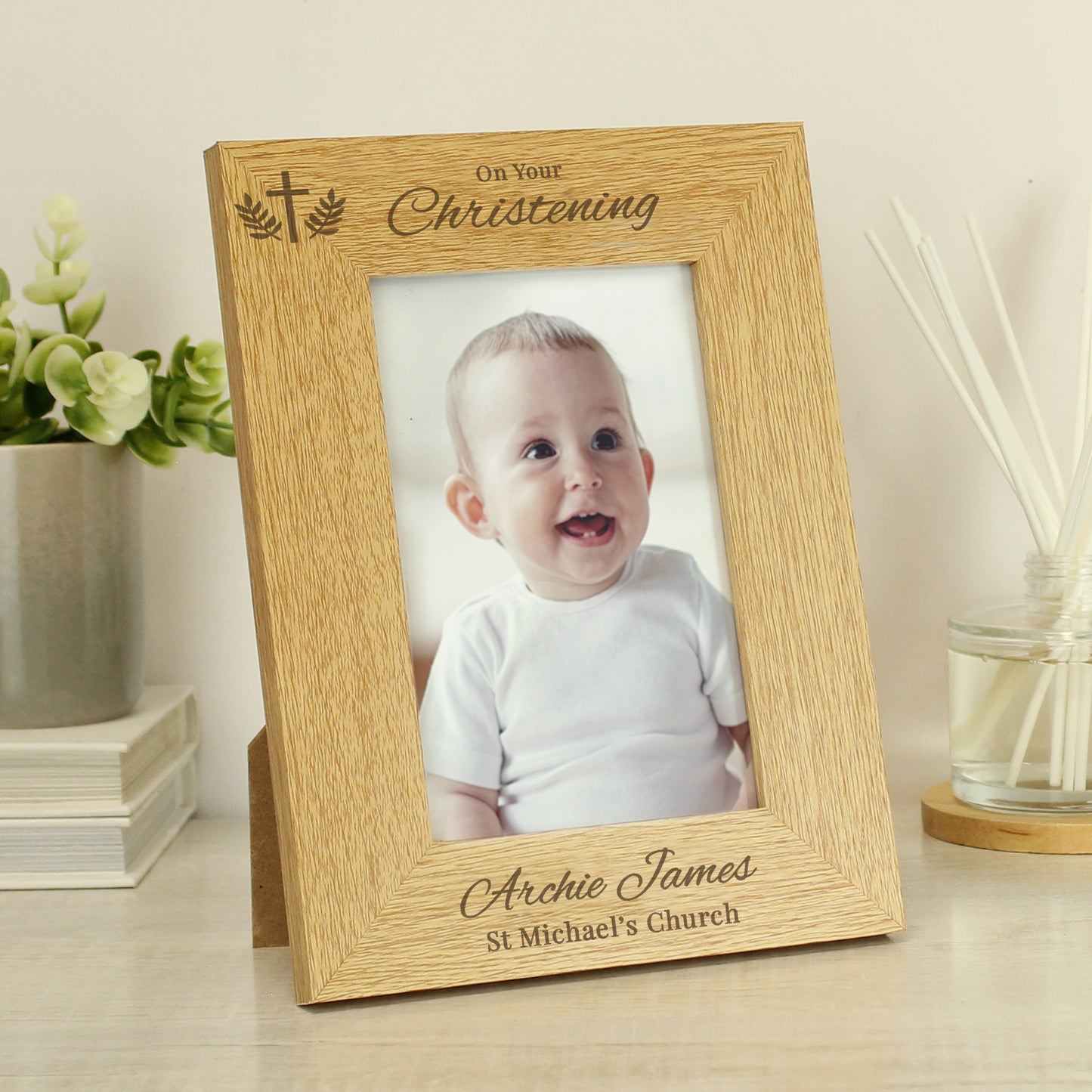 Personalised Christening 6x4 Photo Frame - image 3