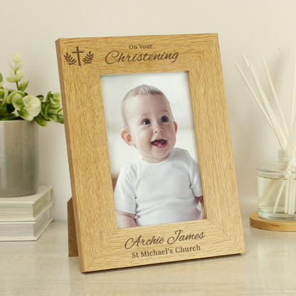 Personalised Christening 6x4 Photo Frame - image 3