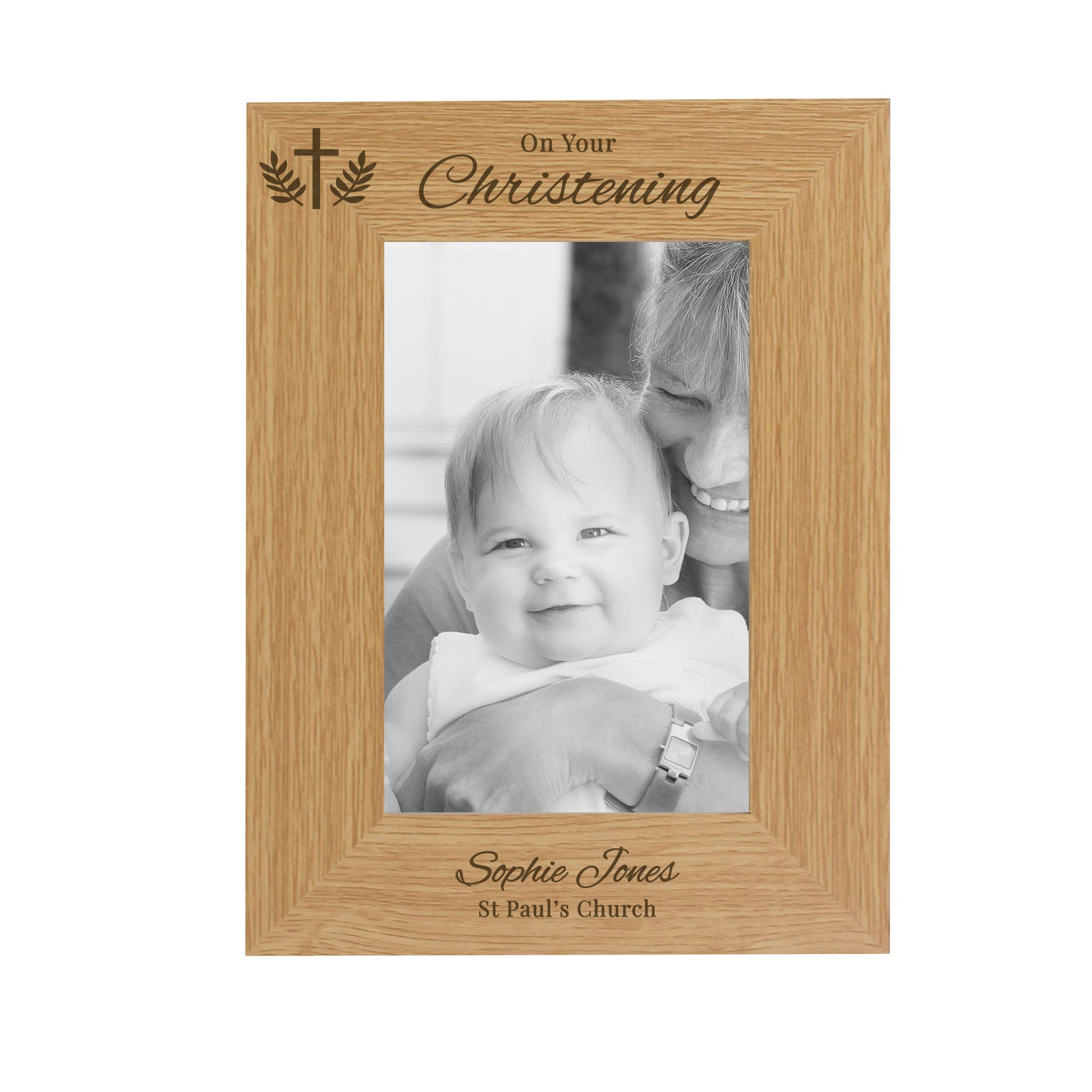 Personalised Christening 6x4 Photo Frame - image 4