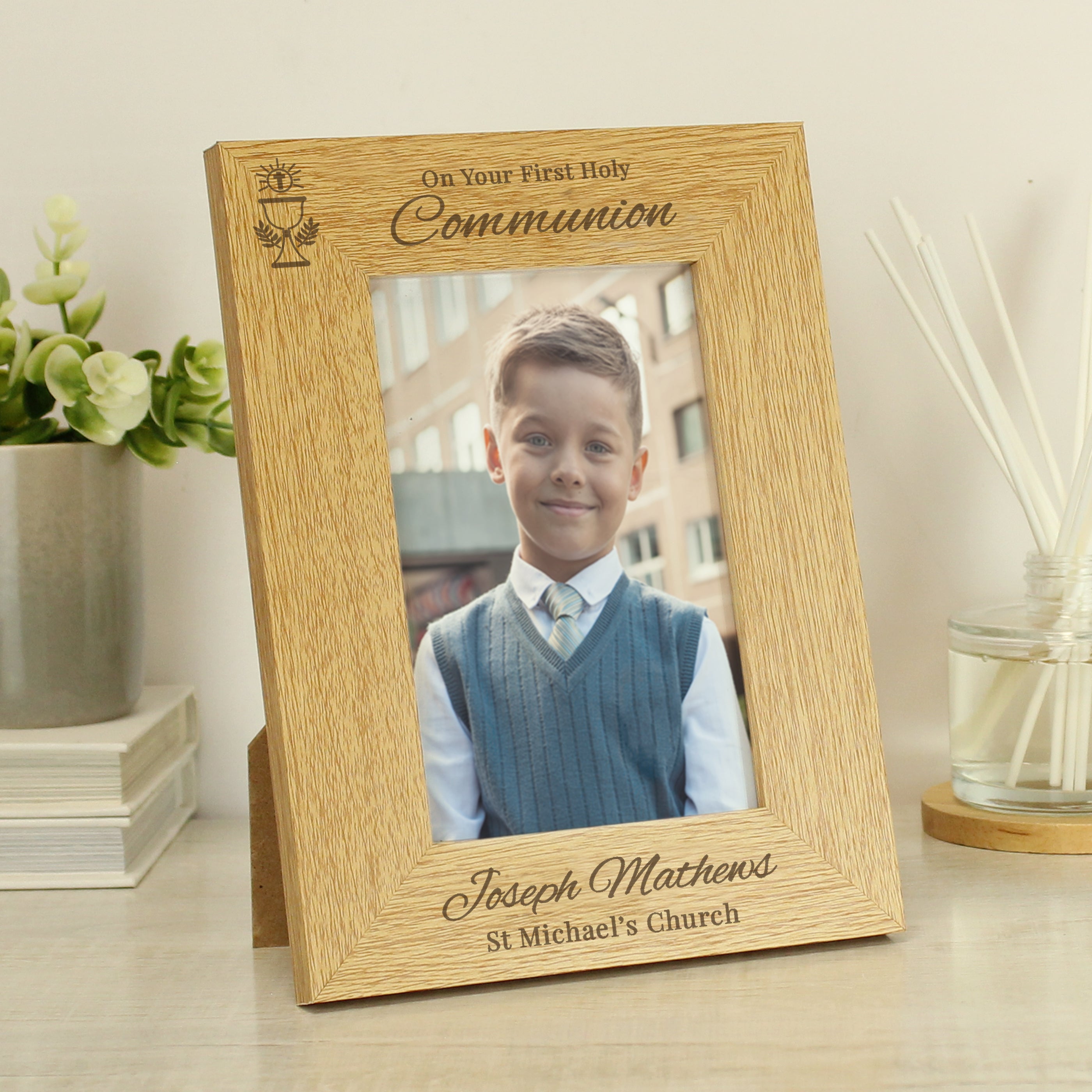 Personalised Holy Communion 6x4 Photo Frame from Heartfelt Gifts