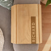 Personalised Name Strip Wooden Sofa Tray