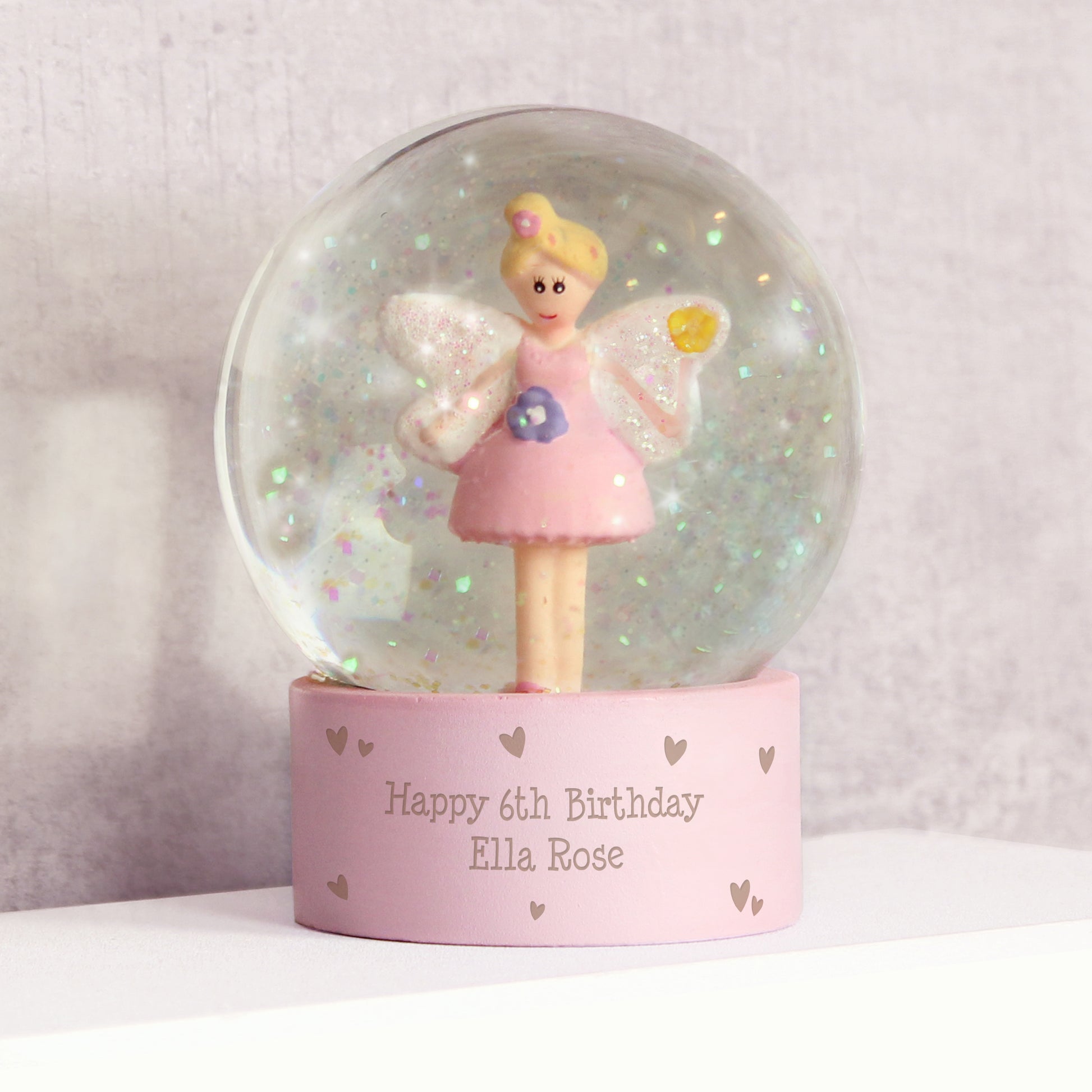 Personalised Fairy Glitter Snow Globe - image 2