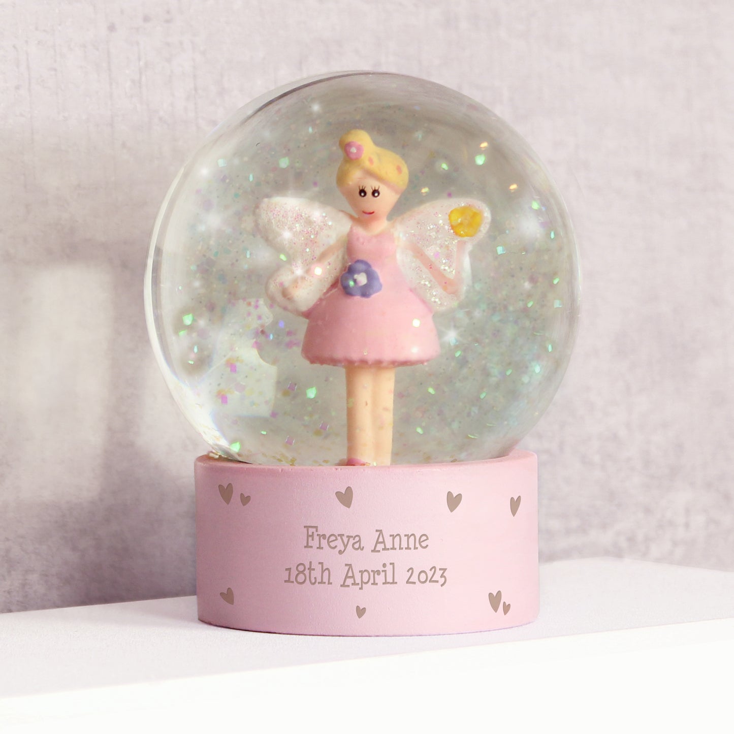 Personalised Fairy Glitter Snow Globe - image 3