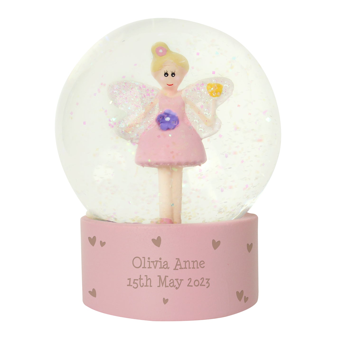 Personalised Fairy Glitter Snow Globe - image 6