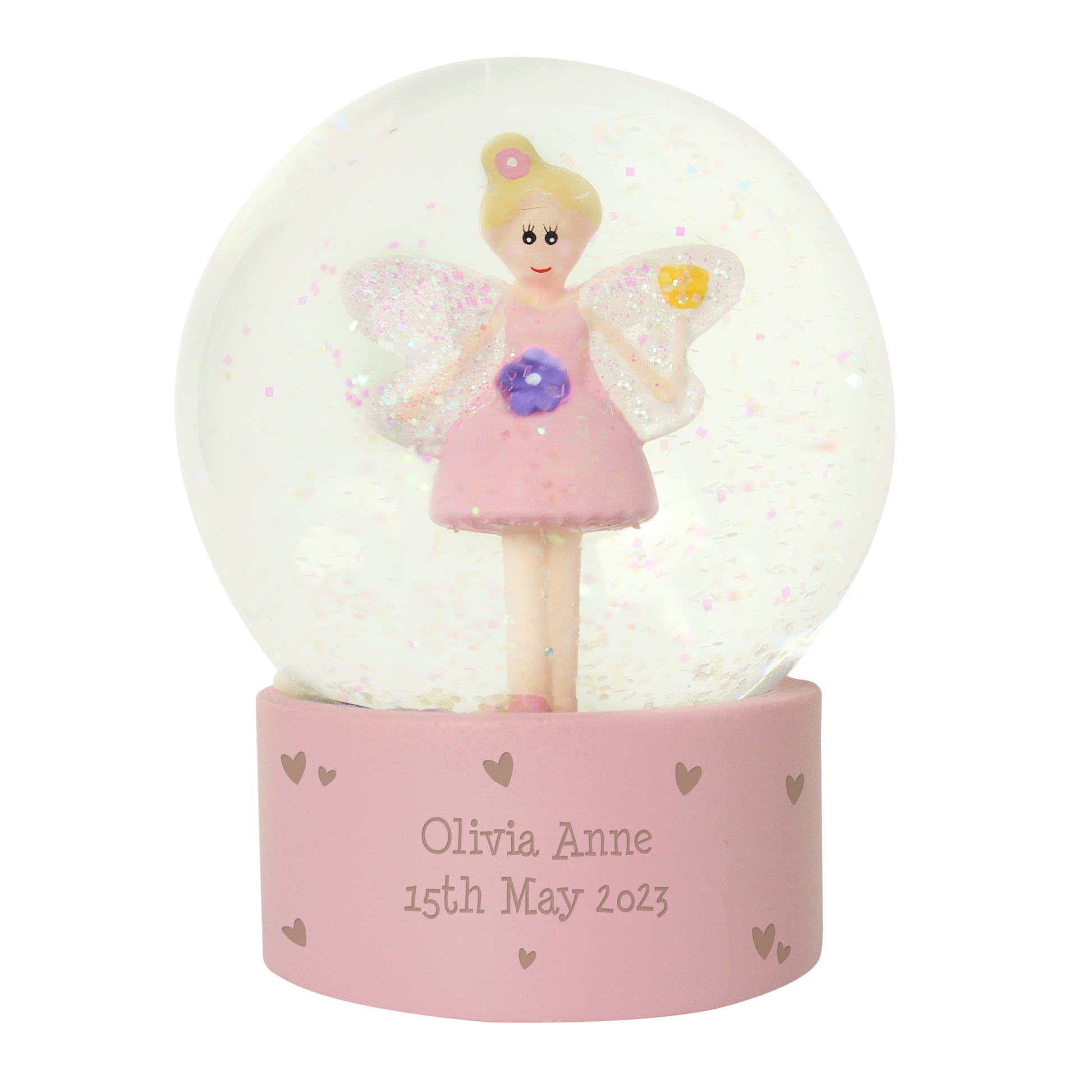 Personalised Fairy Glitter Snow Globe - image 6